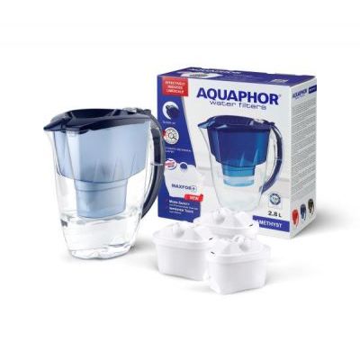 Vrč za pročišćavanje vode Aquaphor Amethyst s 3 filtera u pakovanju  Cijena