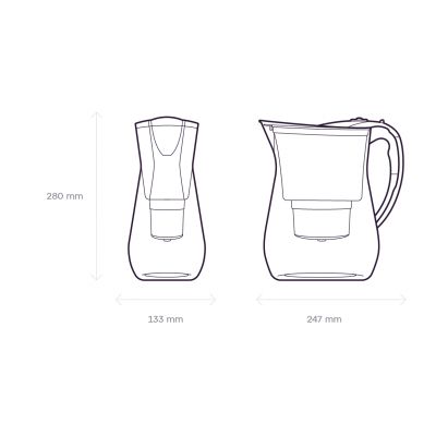 Vrč za pročišćavanje vode Aquaphor Lago sa 3 zamjenska filtera Cijena